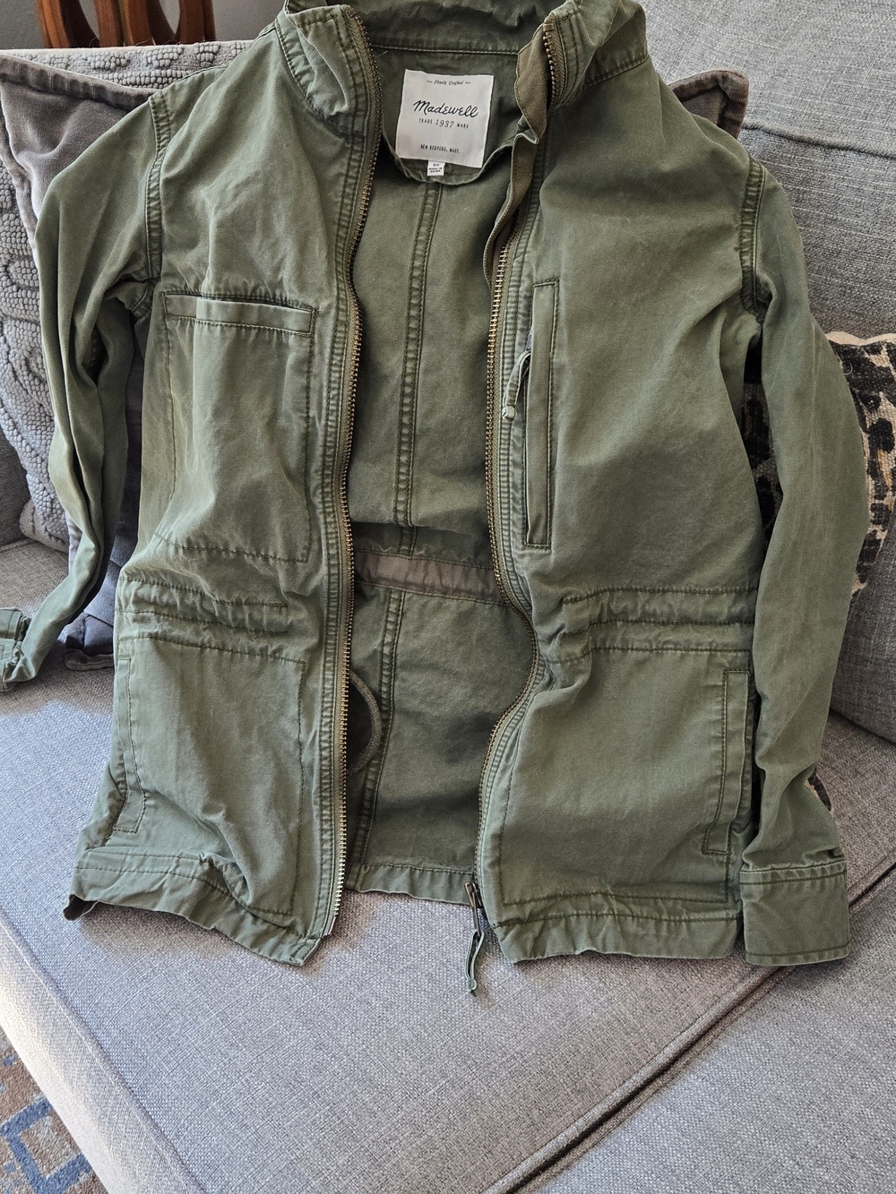 Madewell Womens XS Olive Utility Jacket